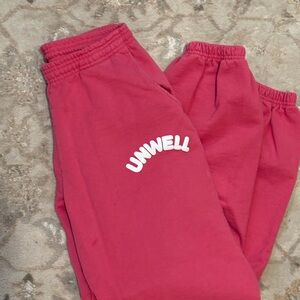 Unwell Heavyweight Vintage Sweatpants in Raspberry